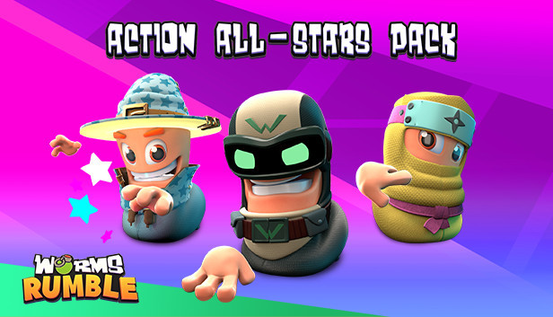 Worms Rumble: Action All-Stars Pack
