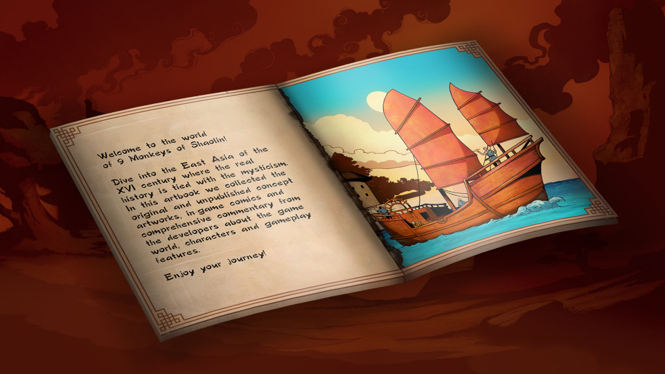 9 Monkeys of Shaolin: Digital Artbook