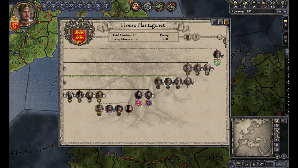 Crusader Kings II: Dynasty Shield Pack