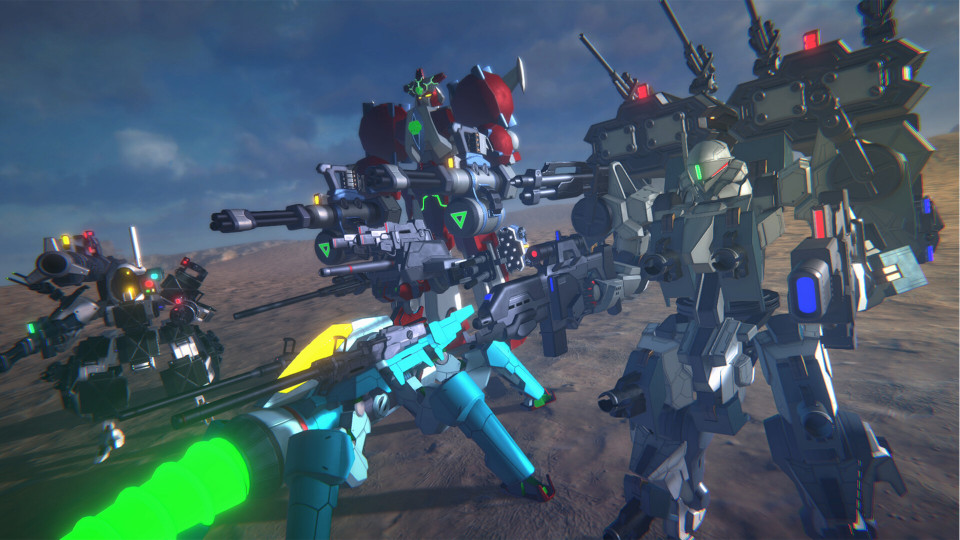 CUSTOM MECH WARS - EARTH DEFENSE FORCE COLLAB EDITION