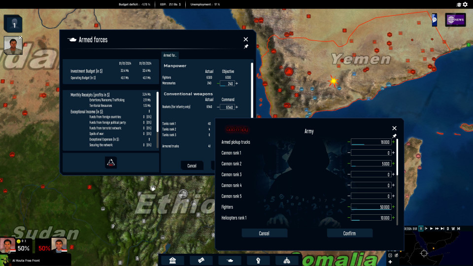 Geo-Political Simulator 5: God'n Spy Add-on