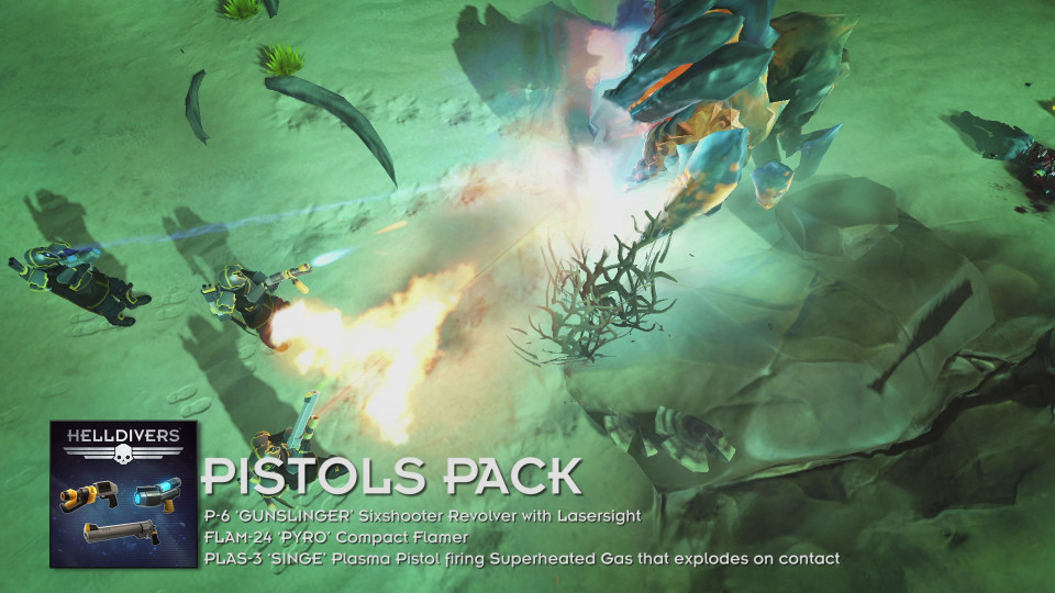 HELLDIVERS: Pistols Perk Pack
