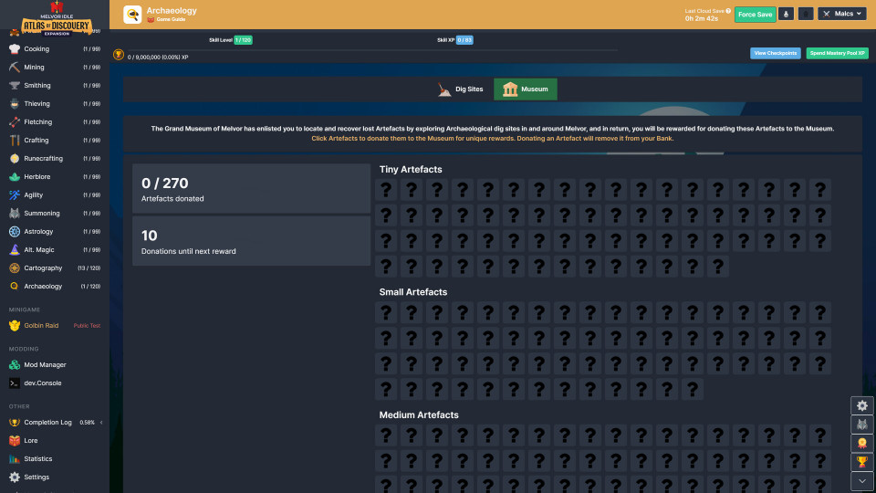 Melvor Idle: Atlas of Discovery