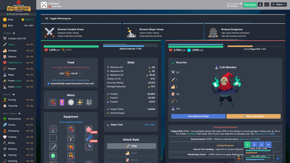 Melvor Idle: Atlas of Discovery