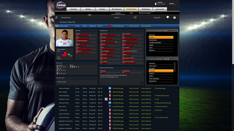 National Rugby Manager