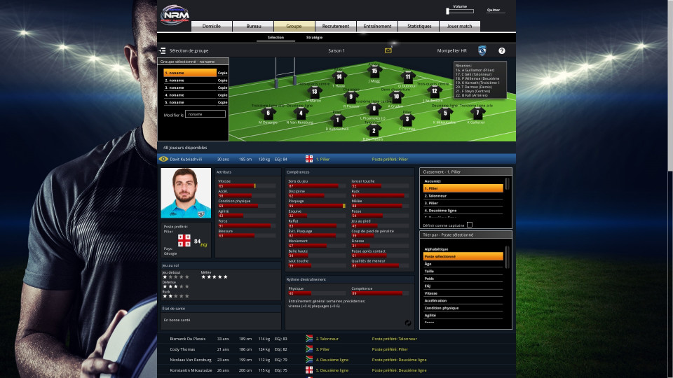 National Rugby Manager