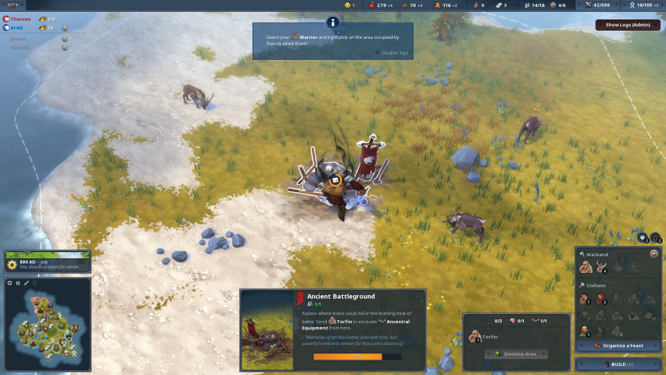Northgard: Himminbrjotir, Clan of the Ox