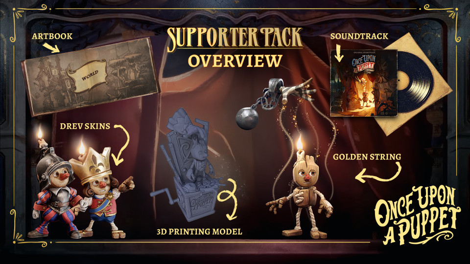 Once Upon A Puppet: Supporter Pack