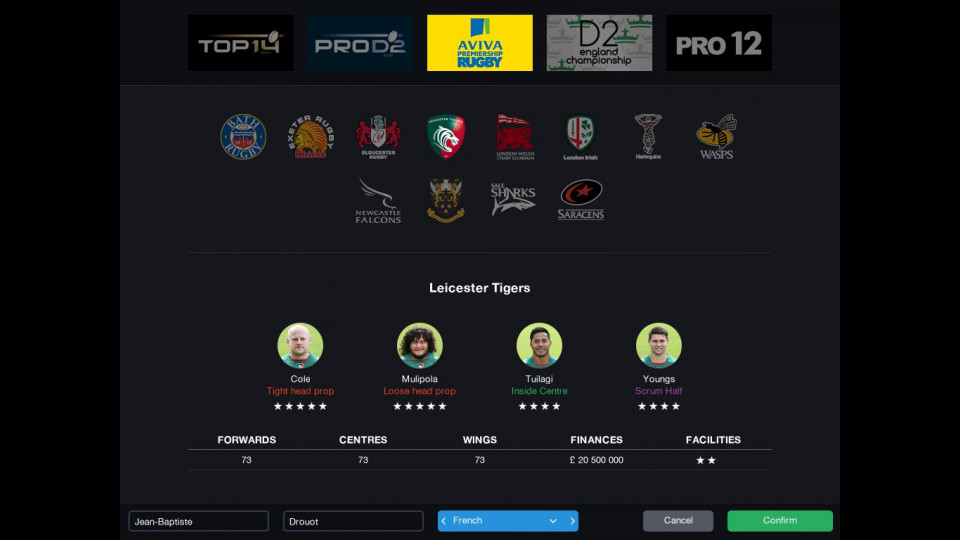 Pro Rugby Manager 2015