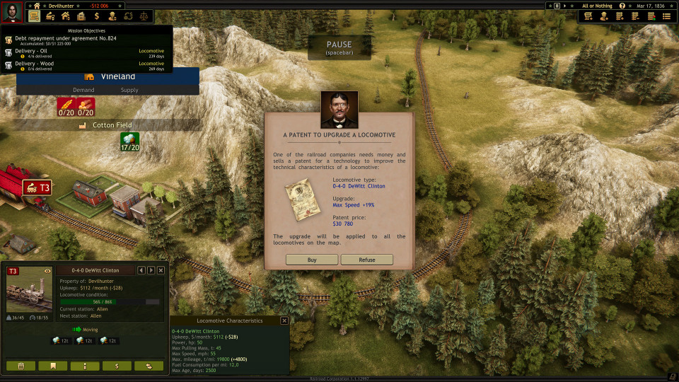 Railroad Corporation: All or Nothing