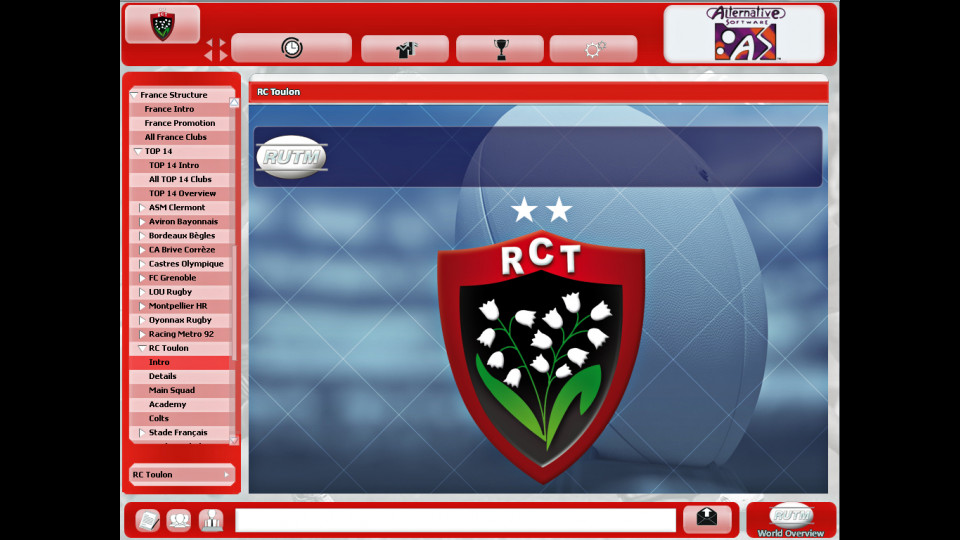 Rugby Union Team Manager 2015