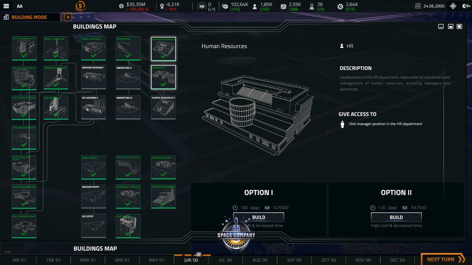 Space Company Simulator