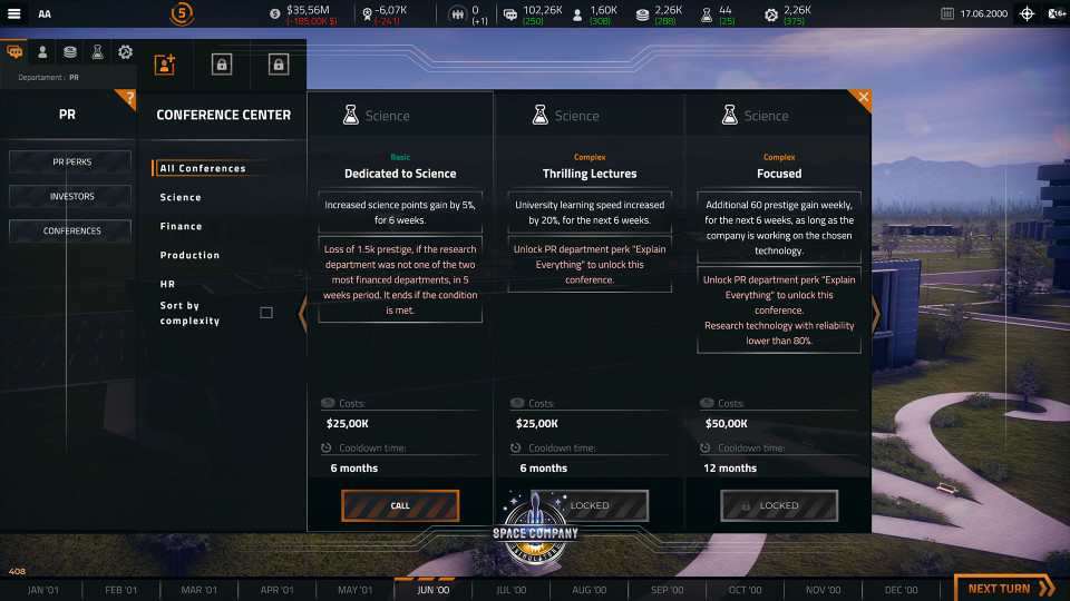 Space Company Simulator