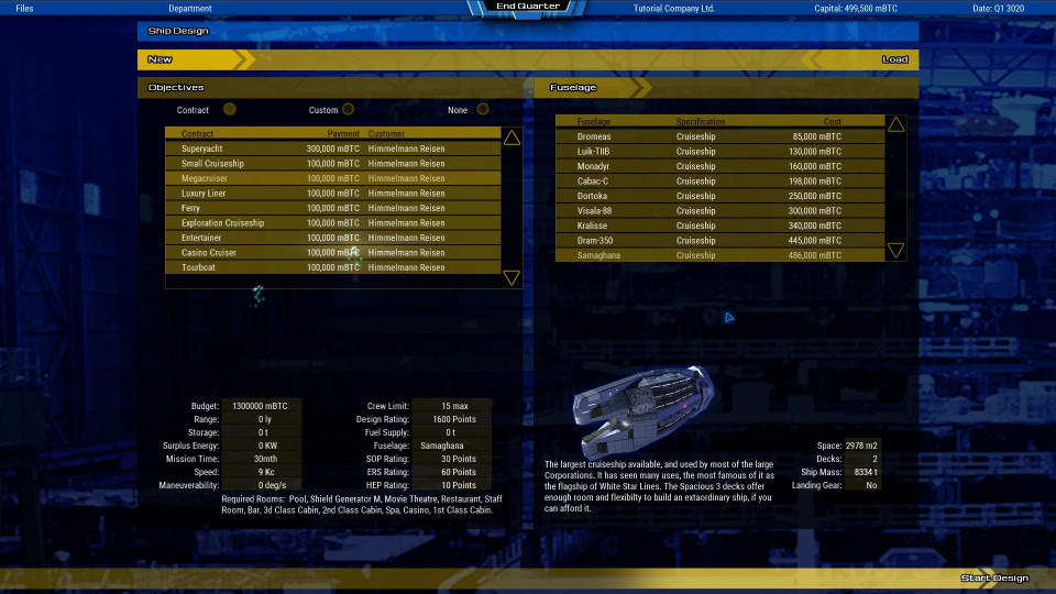 Starship Corporation: Cruise Ships