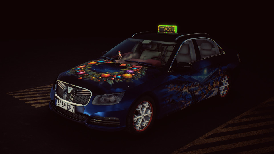 Taxi Life: A City Driving Simulator - Christmas Cosmetic Pack