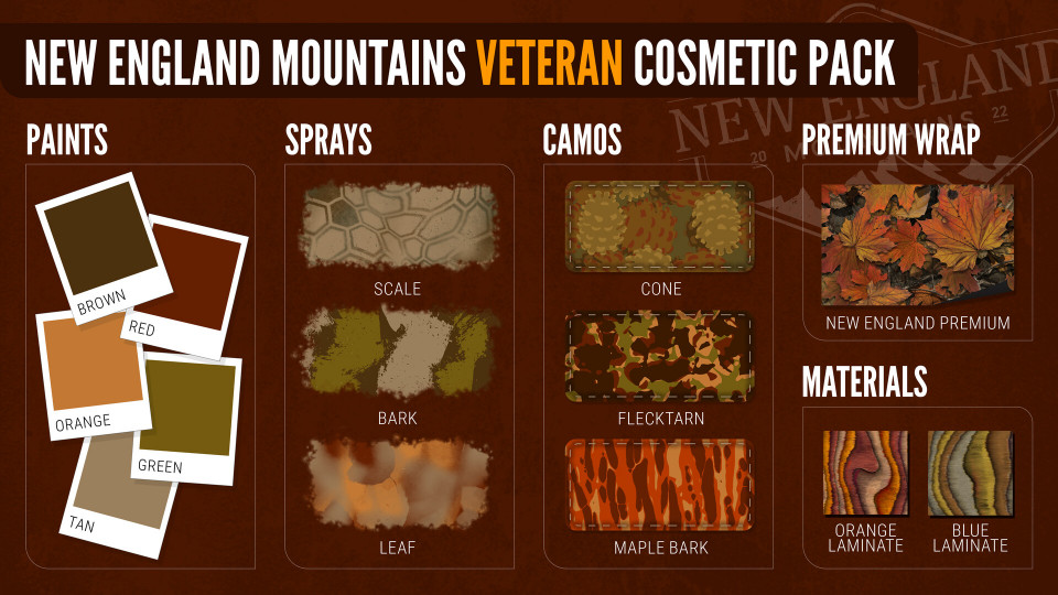 theHunter: Call of the Wild - New England Mountains: Veteran Cosmetic Pack