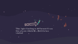 Mr.Bottle and his dream