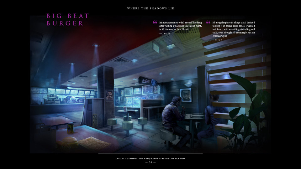 Vampire: The Masquerade - Shadows of New York Artbook