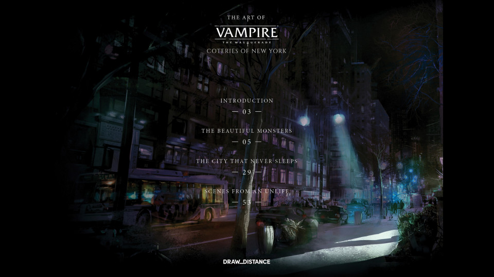 Vampire: The Masquerade - Coteries of New York Artbook
