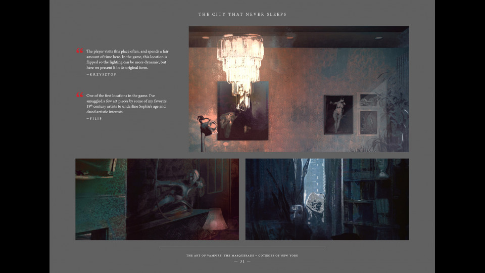 Vampire: The Masquerade - Coteries of New York Artbook