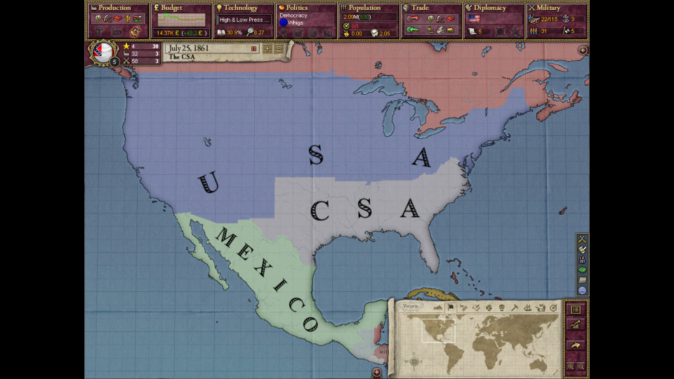 Victoria II: A House Divided